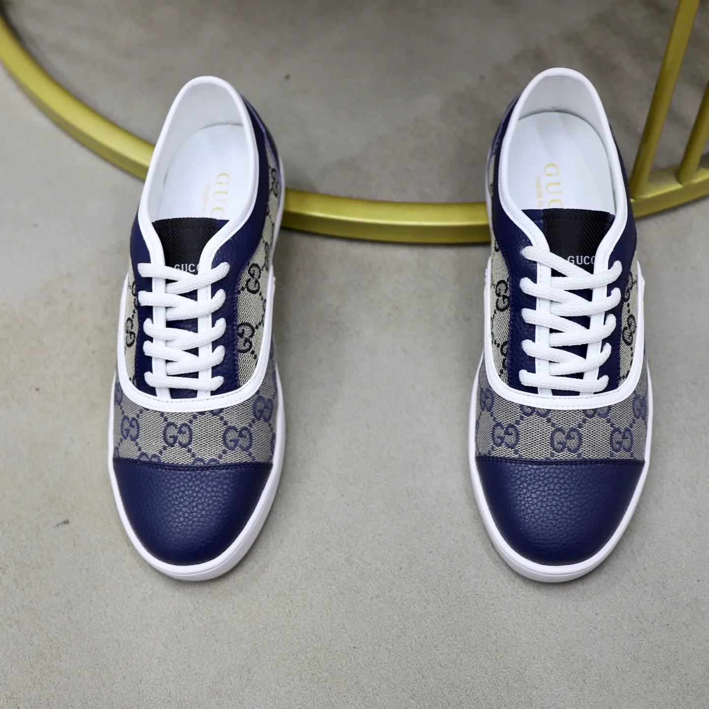 Men's shoes: 400💰🙅‍♂️🙅‍♂️🙅‍♂️ Brand: GUCCI Standard code: 38-44 Grade: Same as the official website Material: Original leather splicing Comfortable sheepskin lining Lightweight wear-resistant outsole Style category: Men's fashionable casual shoes Running sneakers Distinguished luxury brand elements Top luxury Color: Actual picture color